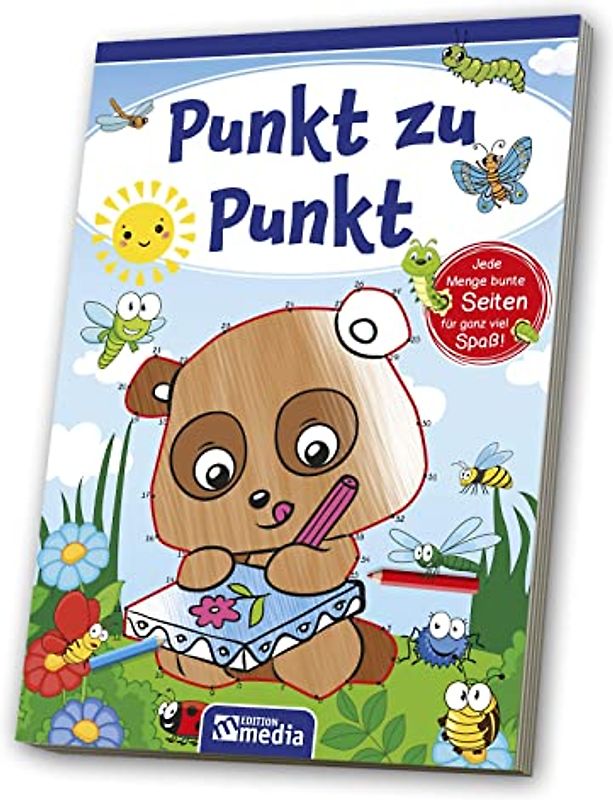 Malblock A5 - Punkt zu Punkt: 80 Blatt