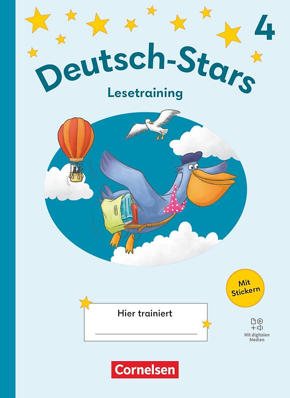 Deutsch-Stars - Lesetraining Ausgabe ab 2025 - 4. Schuljahr