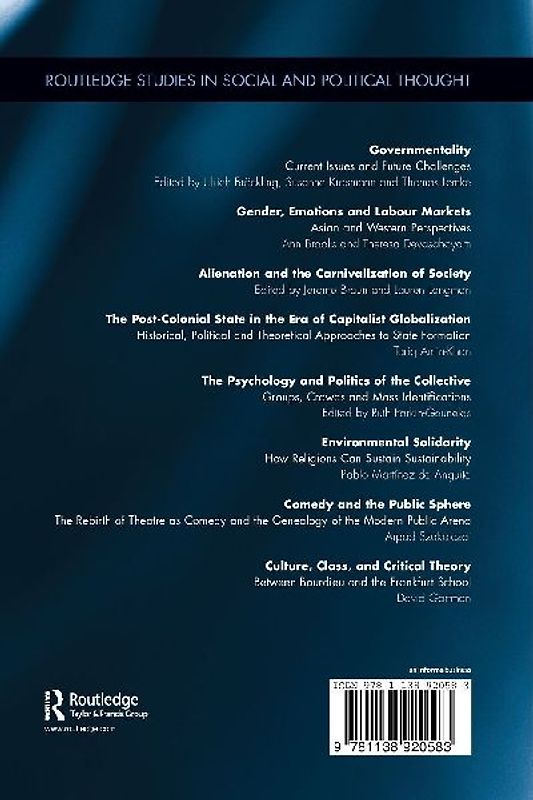 Culture, Class, and Critical Theory