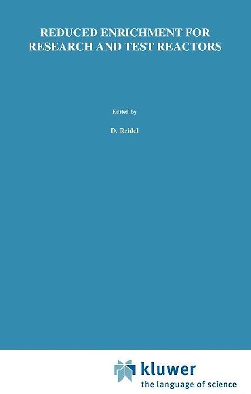 Reduced Enrichment for Research and Test Reactors