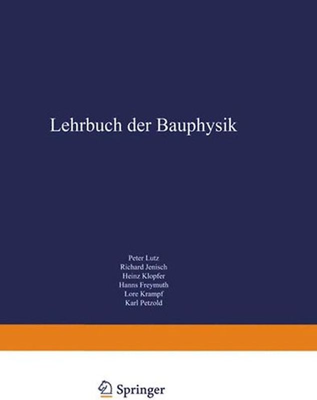 Lehrbuch der Bauphysik