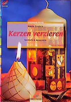 Kerzen verzieren. Festlich & dekorativ. Mit Vorlagen