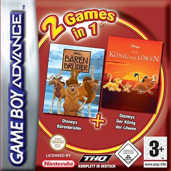 Disney Young Pack: Bärenbrüder   König der Löwen Nintendo Game Boy Advance
