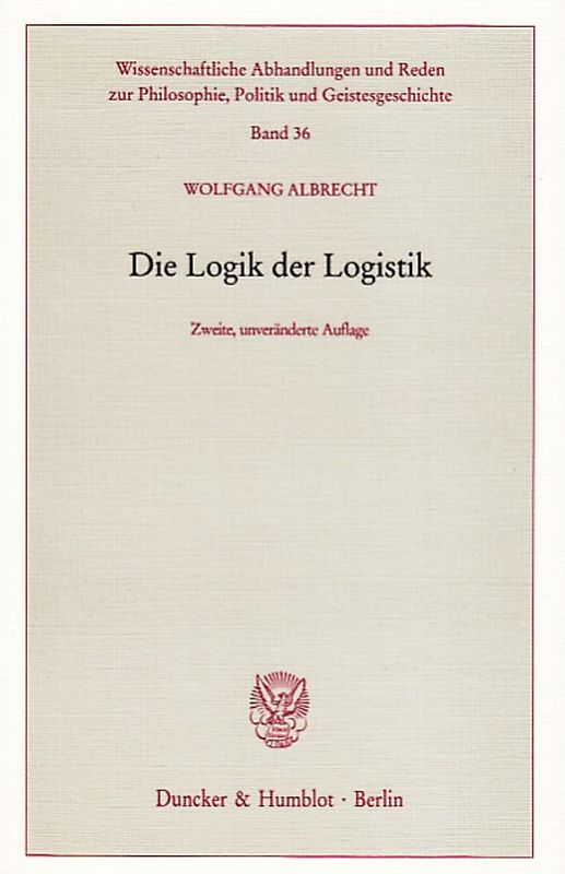 Die Logik der Logistik.