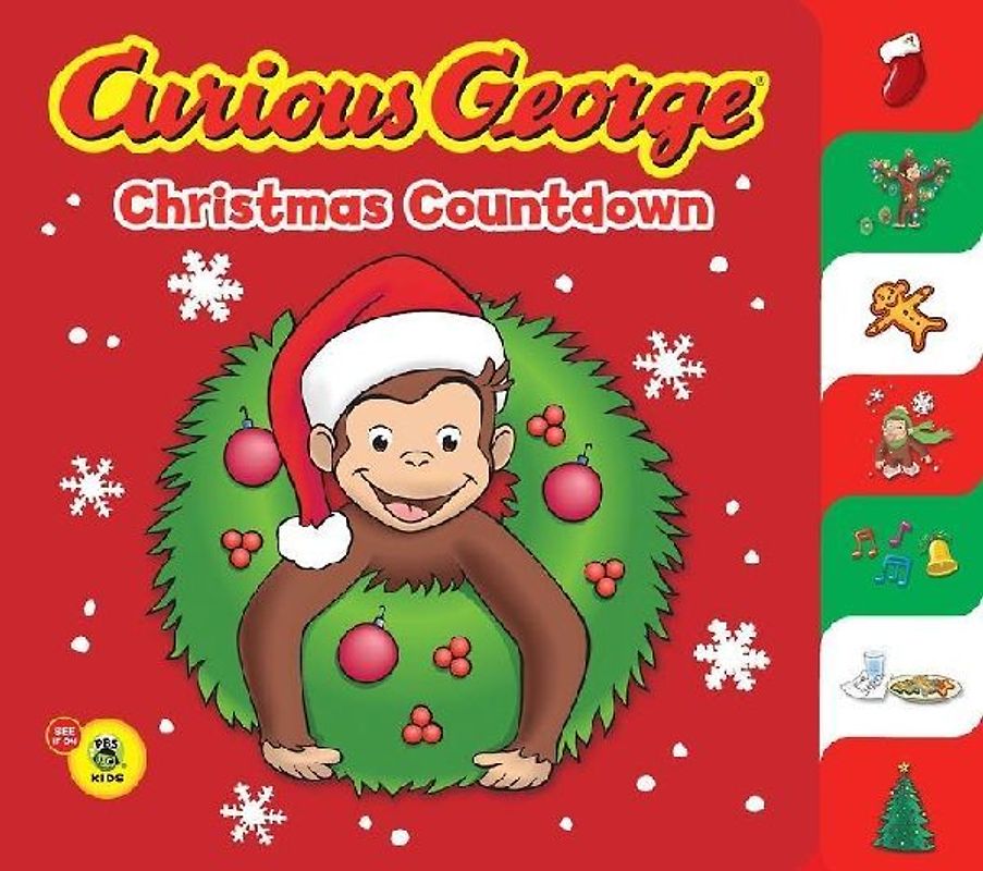 Curious George Christmas Countdown Tabbed (Cgtv)