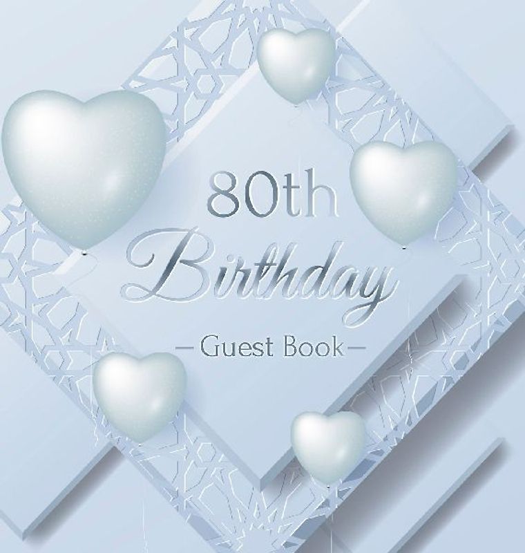 80th Birthday Guest Book