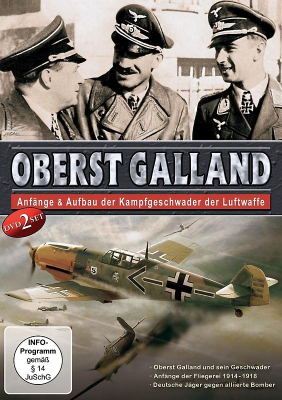 Oberst Galland - Anfänge & Aufbau der Kampfgeschwader der Luftwaffe [2 DVDs] DVD