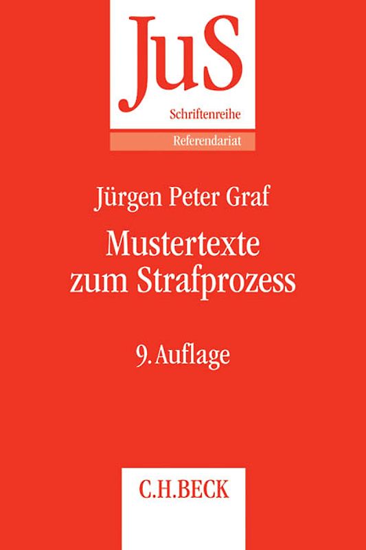Mustertexte zum Strafprozess