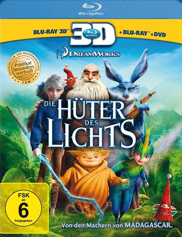 Die Hüter des Lichts [3D, inkl 2D Blu-ray, DVD] 3D Blu-ray Disc