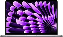 Image of Apple MacBook Air 13.6 (Liquid True Tone Retina Display) M3 (8-Core CPU, 8-Core GPU) 8 GB RAM 256 GB SSD [Early 2024, Engelse toetsenbordindeling, QWERTY] spacegrijs (Refurbished)