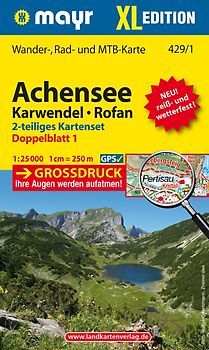 Mayr Wanderkarte Achensee, Karwendel, Rofan XL (2-Karten-Set) 1:25.000