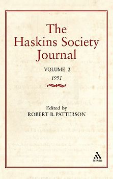 Haskins Society Journal Studies in Medieval History