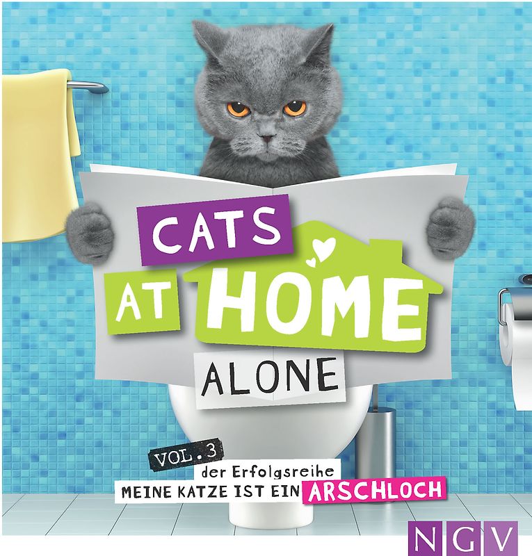 Cats at home alone - Das Geschenkbuch für Katzenliebhaber