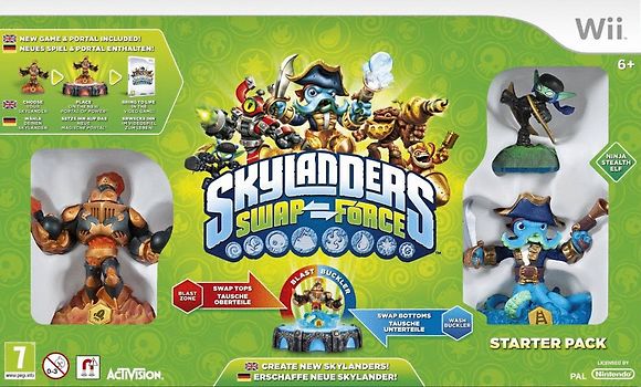 Skylanders: Swap Force Starter Pack [inkl. Portal, 3 Figuren und Sammelkarten, Internationale Version] Bundleversion