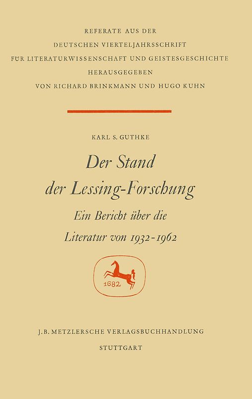 Der Stand der Lessing-Forschung