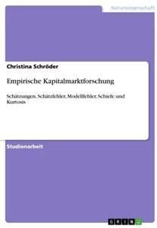 Empirische Kapitalmarktforschung