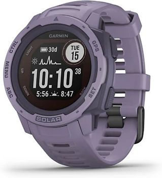 Garmin Instinct Solar 45 mm lila et bracelet en silicone lila