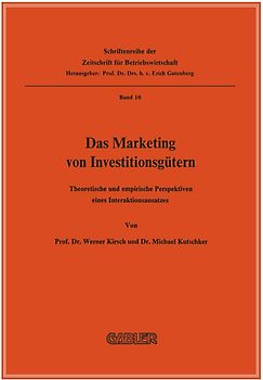 Das Marketing von Investitionsgütern