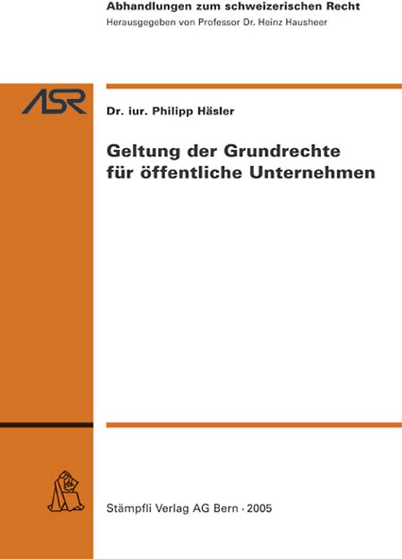Geltung der Grundrechte für öffentliche Unternehmen