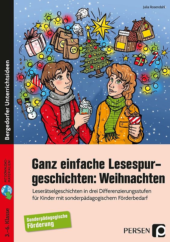 Ganz einfache Lesespurgeschichten: Weihnachten
