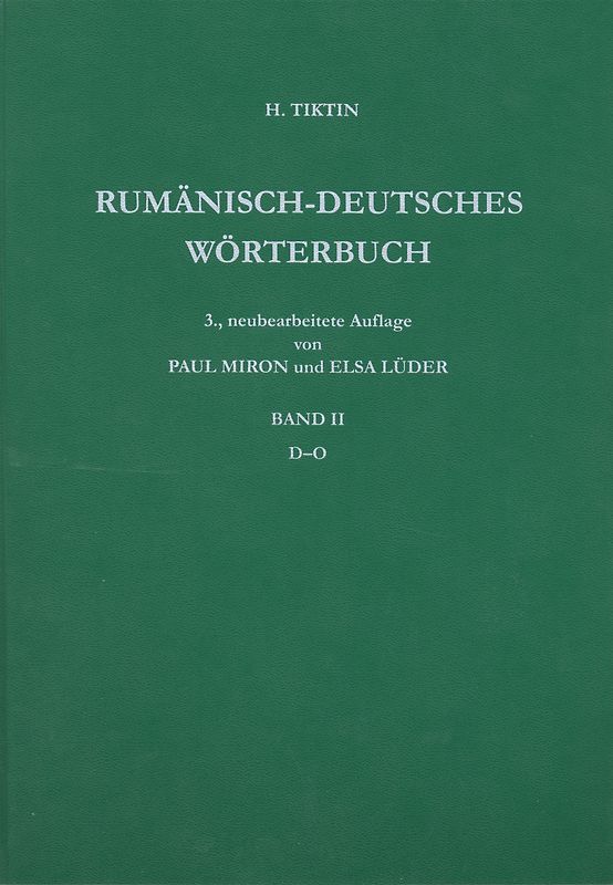 Rumänisch-Deutsches Wörterbuch