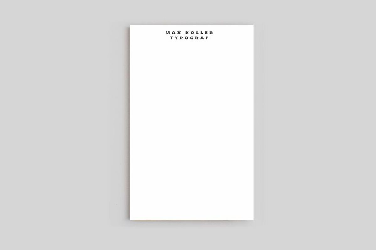 Max Koller - Typograf