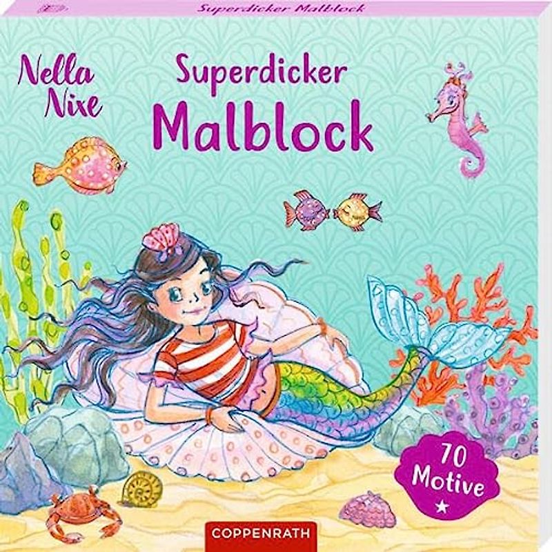 Superdicker Malblock (Nella Nixe): 70 Motive