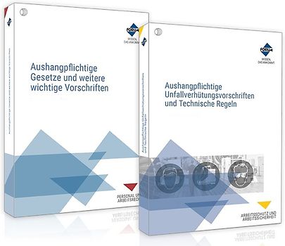 Das Aushang-Paket: Aushangpflichtige Gesetze + Unfallverhütungsvorschriften