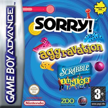 Compilation - Aggravation/Sorry/Scrabble Junior Nintendo Game Boy Advance
